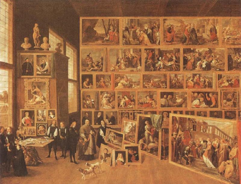 Archduke Leopold william in his gallery at Brussels, TENIERS, David the Younger